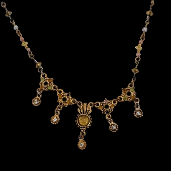 Vintage 1980's Goldtone Necklace - Picture 6 of 8